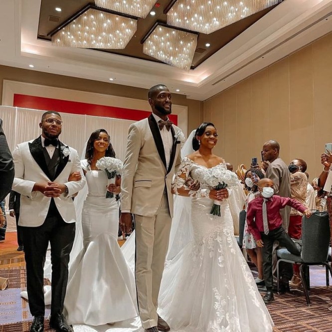 Twin Daughters Of Minister Of State For Health Wed In Chicago (photos 